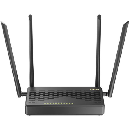 Wi-Fi router D-Link DIR-825 (DIR-825/GFRU/R3A), 1167 Mbps, 4 ports 1000 Mbps, black