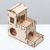 Rodent Castle, 16 x 24 x 23 cm