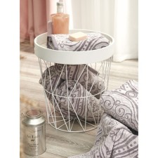 A set of terry towels Delhi Grey, size 50x90 cm, 70x140 cm, ornament, gray