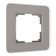 Frame W0012417, 1 ELITE socket, smoky, glass