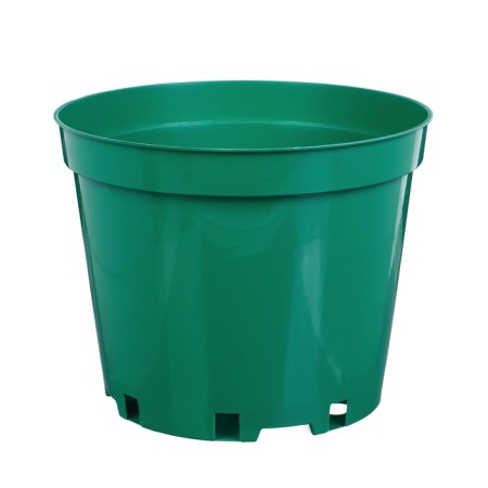 Pot for seedlings, 5 l, d = 22 cm, h = 18 cm, green, greengo-9