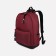 School backpack of textiles on lightning, Fulldorn, 3 pockets, burgundy color