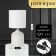 Traffic lamp with lampshade Risalux "RIZO", E14, 40 W, White, 13 × 13 × 27 cm
