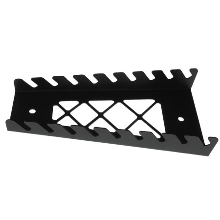 Holder for storing wrench, 9 keys from 5mm to 40 mm, wall, black-5
