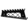 Holder for storing wrench, 9 keys from 5mm to 40 mm, wall, black