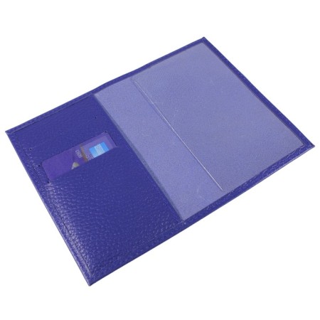 Passport cover, card for maps, blue color-1