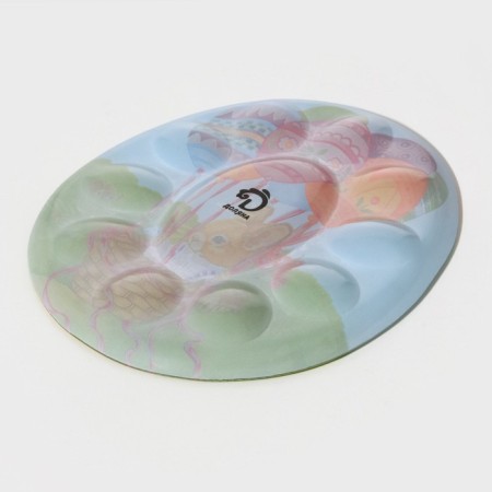 Glass stand for eggs of 10 cells of the Daillean "Easter rabbit", 24 × 20.5 cm-8