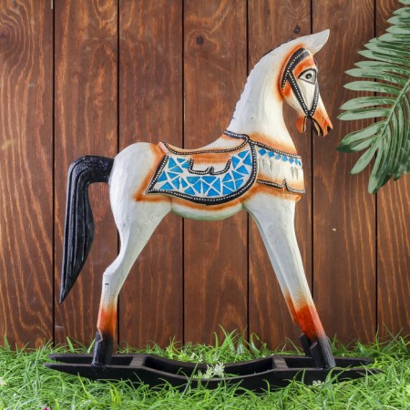 Souvenir tree "Horse rocking" 40x13x43 cm-3