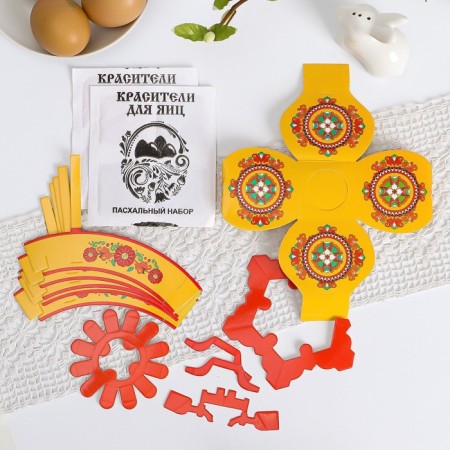 Easter set for decorating eggs on Easter “Visiting Grandmother. Booretskaya "-1