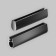Components for textile suspension system Technical Tra130Bec-B, 3.4x0.8x1 cm, black color