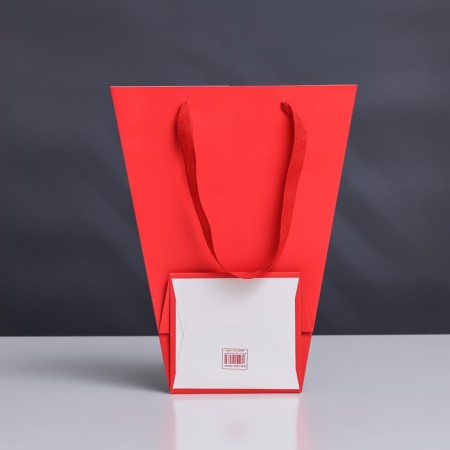 Flower packet 18 × 14 × 35 x 28 cm, red-1