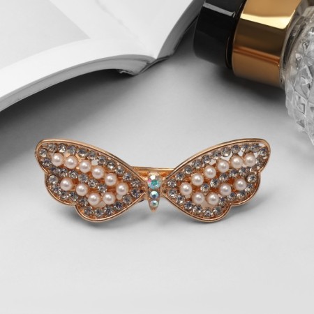 Hair hairpin "Elsi" butterfly, 7 cm