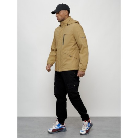 Sports male jacket, size 54, beige color-1