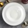 Deep porcelain plate Undina, 300 ml, d = 22.5 cm, white color
