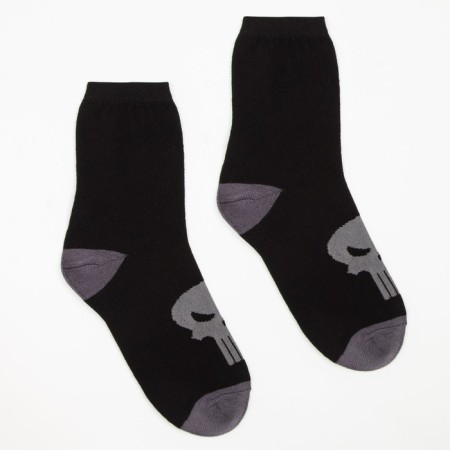 Socks "The Punisher", black/gray color, size 23-1