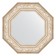 Mirror in the baguette frame, silver vinette 109 mm, 60.6x60.6 cm