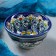 PIALA RISTAN CIRAMICA "Flowers", 8.5 cm, small cognac, mix