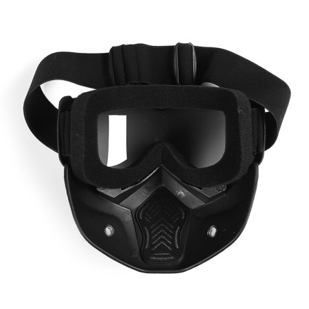 Mask glasses for motor vehicles, collapsible, glass with darling, black-7