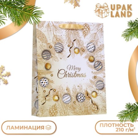 Laminated vertical package "Merry Christmas", 33 x 42 x 10 cm-2