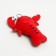 Dog toy "Lobster" with a hidden squeak, 20-24 cm, red
