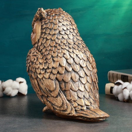 Pigger "Owl Medium" bronze, 25x20x30cm-2