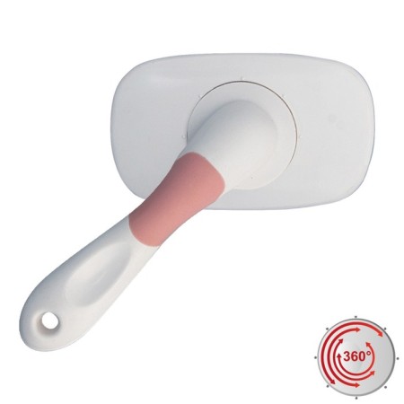 Bulletin Zooone Aesthetics, with a rotary pen, with a drop, large, white-pink-2