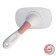 Bulletin Zooone Aesthetics, with a rotary pen, with a drop, large, white-pink