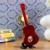 Table curly clock "Guitar with puppiture", discrete move, D-3 cm, 19 x 8 cm, AG5