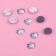 Rhinestones are sewing "circle", d = 8 mm, 30 pcs