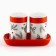 New Year! Set for spices New Year's ceramic "Rozhdestvensky!", 12x6.5x7 cm, white color