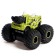 Fin-controlled car, radio-controlled, works on the battery, light effects, smoke effect, green color
