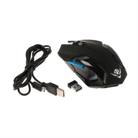 Nakatomi Mrog-20ur Gaming, game, wireless, battery, USB, black