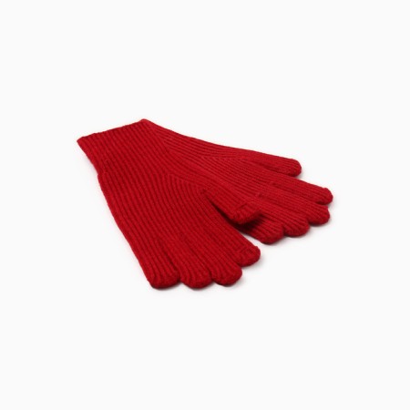 Women's gloves MIST with fingers, rr 25cm, burgundy-1