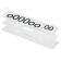 Frame under the license plate Pro, silicone with metal. Osnovaya, 1 pc., Fended, white Adfc035
