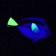 Decor for the Aquarium "Blue Surgeon", silicone, with a neon effect, 8.5 x 5 cm