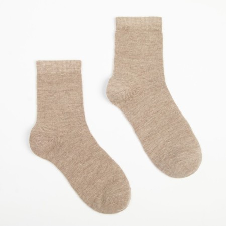 Women's socks "Super fine", beige color, size 38-40-1