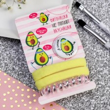 Set of elastic bands 3 pcs. and icon 