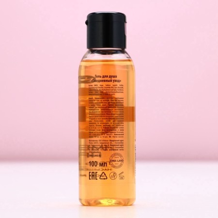 Shower gel, 100 ml, aroma of gingerbread, pure happiness-4