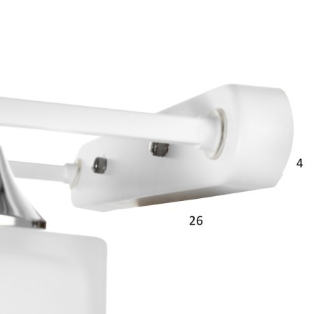 Sconces "Iliad" 2x14 40W white 31x15.5x15cm-9
