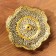 Claus for any incense "Flower", golden, 2.3x10 cm