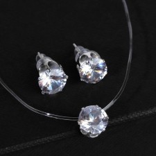 Set 2 objects: earrings, pendant 