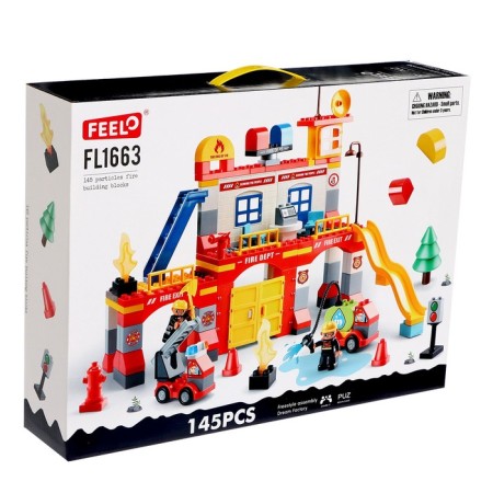 Designer city "Fire Depot", 145 parts-1