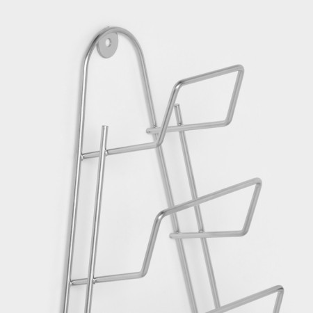 Suspended cover, 23 × 7 × 42 cm, chromium color-3