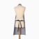 Apron Ethel Denim in stripes, col. Blue, 65% HL, 35% p/e