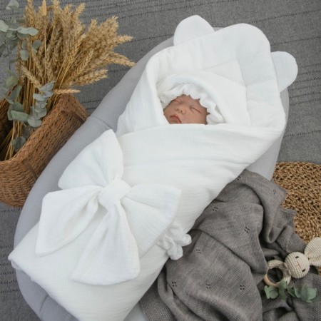 Kinderlitto “Muslin” discharge kit, 4 items, height 50-56 cm, dairy color-1