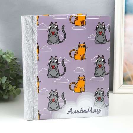 Photo album magnetic 20 sheets "cats" 29x24x2 cm