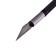 Chancellery scalpel knife, black plastic case Calligrata