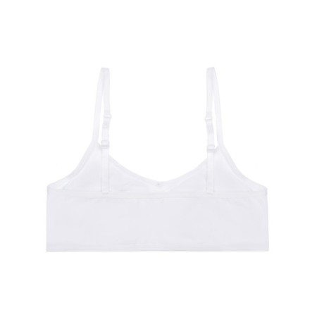 Top knitted for a girl, height 158 ​​cm-164 cm, in, white color-3