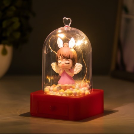 Nightlight "Angels" LED from batteries 3xlr1130 MIX 7x7x11.5 cm Risalux-3