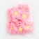 Knitted flower, set 10 pcs., Size 1 pc., 4 × 1.5 cm, pale pink color